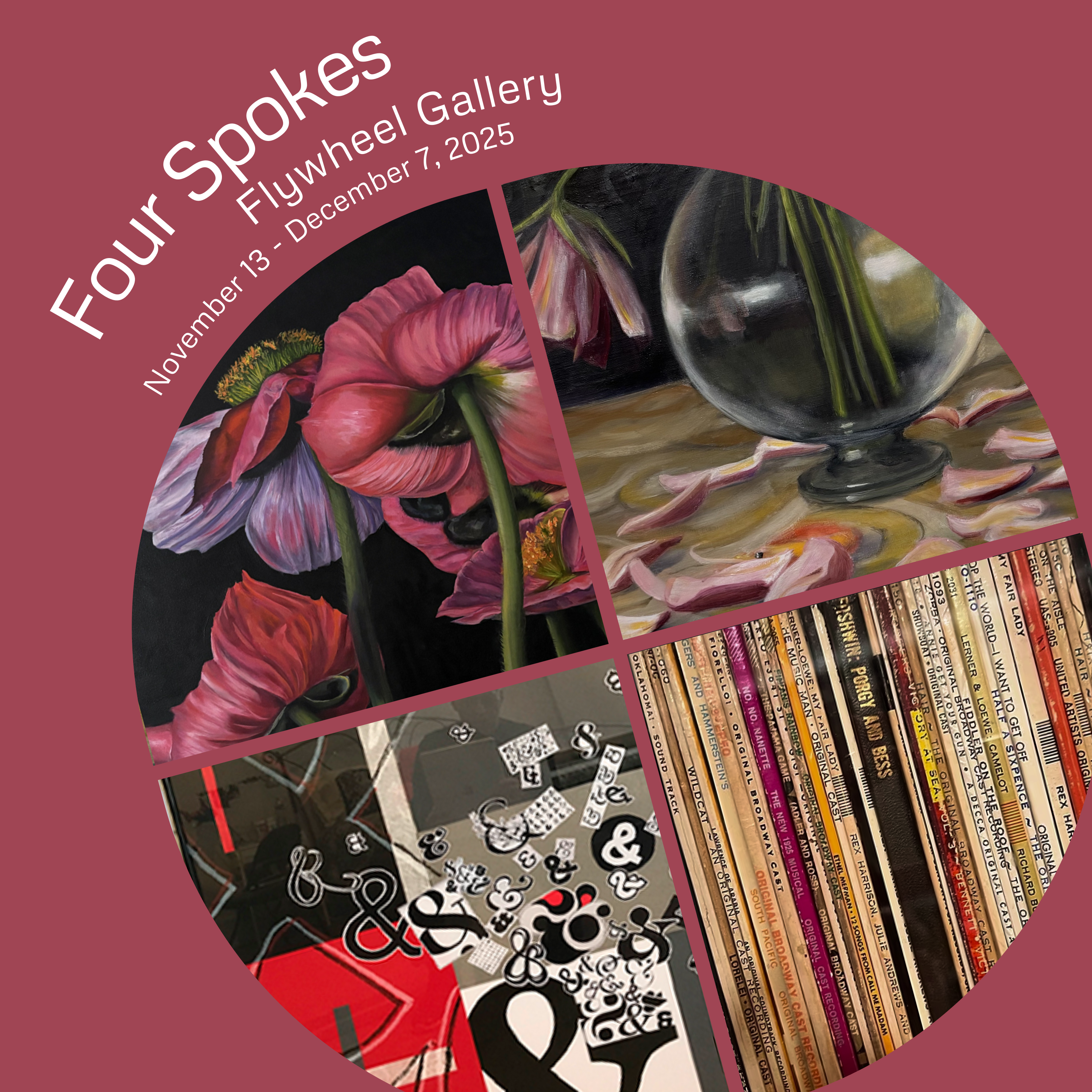 four spokes exhibition flyer