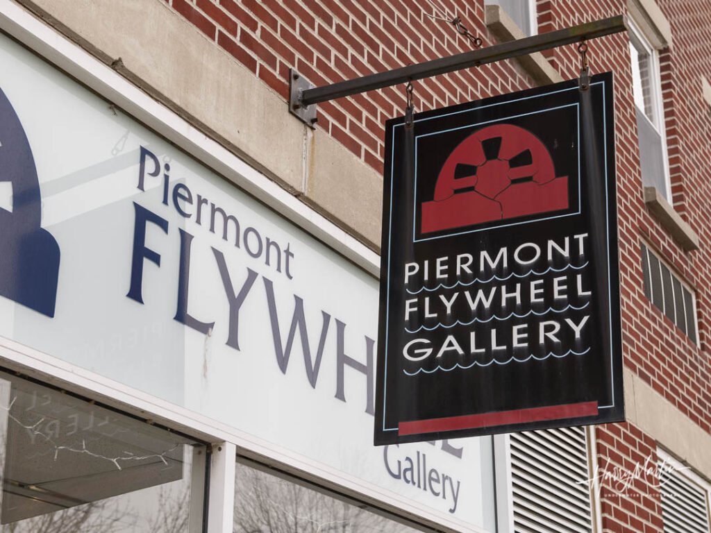 Piermont Flywheel Gallery sign